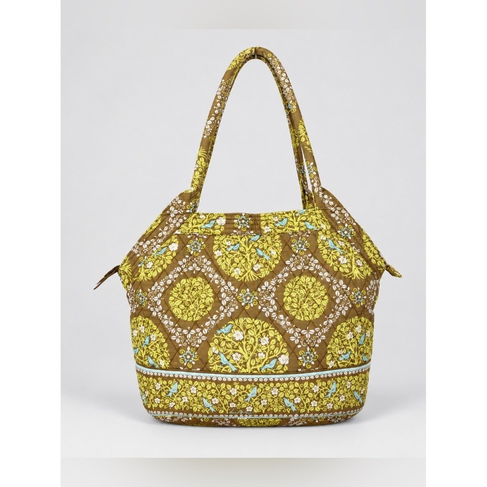 Vera Bradley Sittin in a Tree Tote Bag Shoulder Bag Floral Quilted Retired Boho